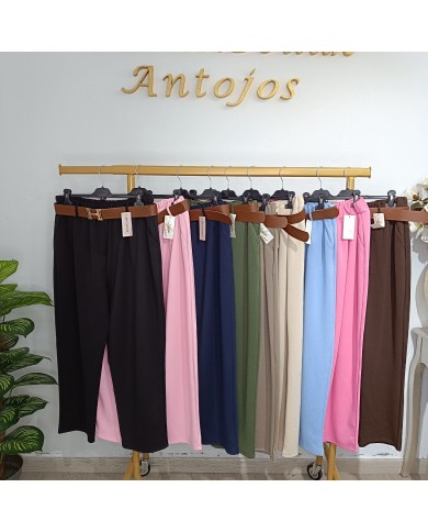 Pantalón Pata Recta Nube - Elegancia y Confort en Cada Paso
