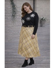 Falda Cuadros Antelina Aldea - Elegancia y Estilo Atemporal