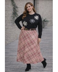 Falda Cuadros Antelina Aldea - Elegancia y Estilo Atemporal