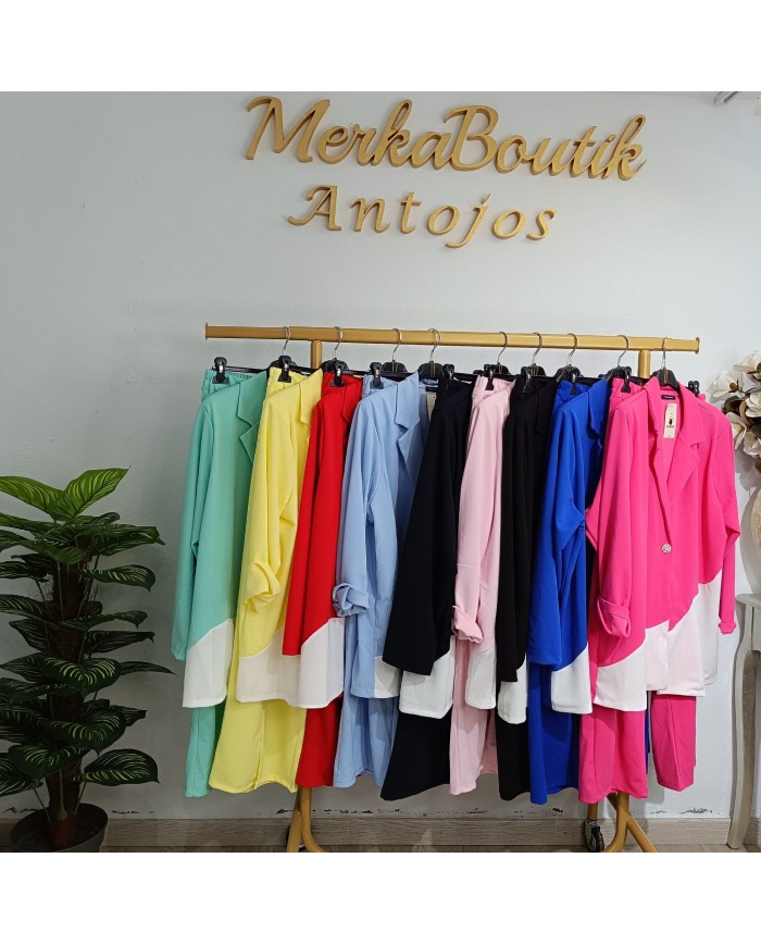 Conjunto Cres Alicrado Bicolor - Elegancia y Estilo