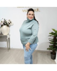 Jersey Angorina Cuello Alto Sonia | Elegancia y Confort