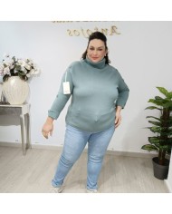 Jersey Angorina Cuello Alto Sonia | Elegancia y Confort