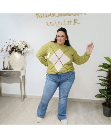 Pantalón Vaquero Campana Liso 446 | Estilo y Comodidad