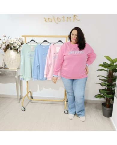 SUDADERA CUADRO SINCERA - Moda Cómoda y Estilosa para Todas