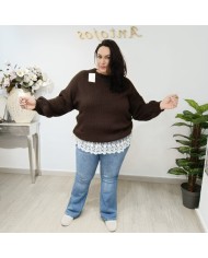 Jersey Puntilla Blanca - Elegancia y Comodidad para Cualquier Ocasión