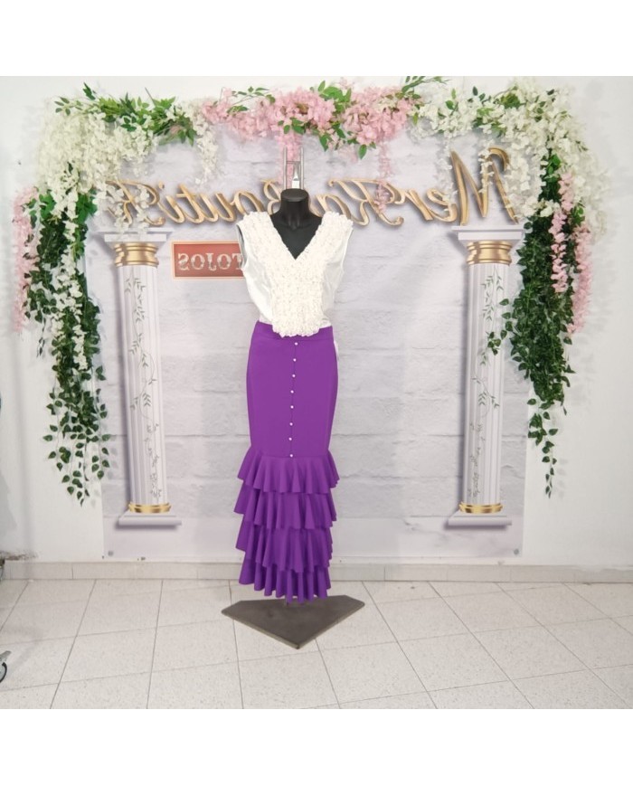 Falda Flamenca Carmen - Elegancia y Tradición