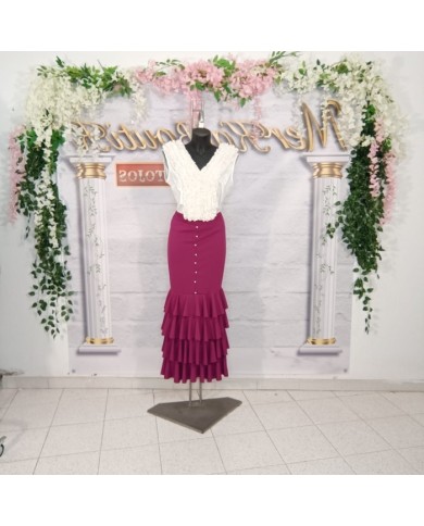 Falda Flamenca Carmen - Elegancia y Tradición