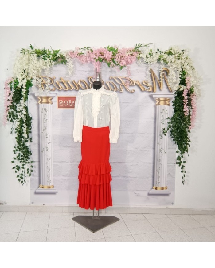 Falda Flamenca Fandango - Elegancia y Movimiento para Cada Baile