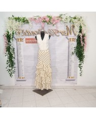 Falda Flamenca Bulería Lunar mediano- Elegancia y Tradición