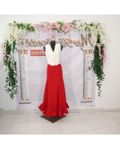 Falda Flamenca Campera - Elegancia y Tradición en Movimiento