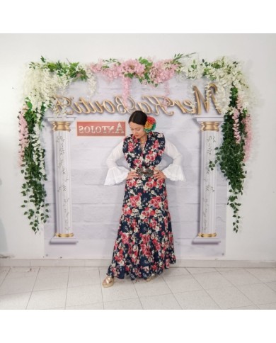 Conjunto Flamenco Romero Floral - Elegancia y Tradición