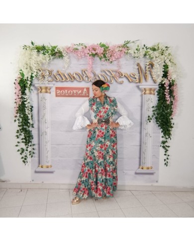 Conjunto Flamenco Romero Floral - Elegancia y Tradición