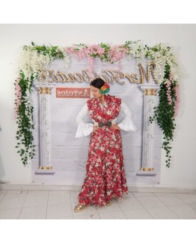 Conjunto Flamenco Romero Floral - Elegancia y Tradición