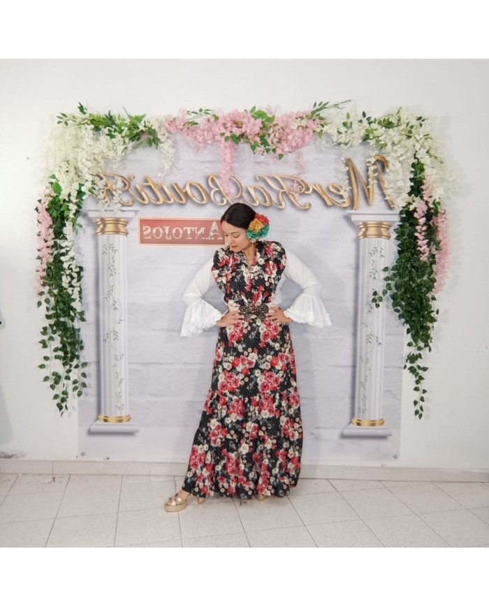 Conjunto Flamenco Romero Floral - Elegancia y Tradición