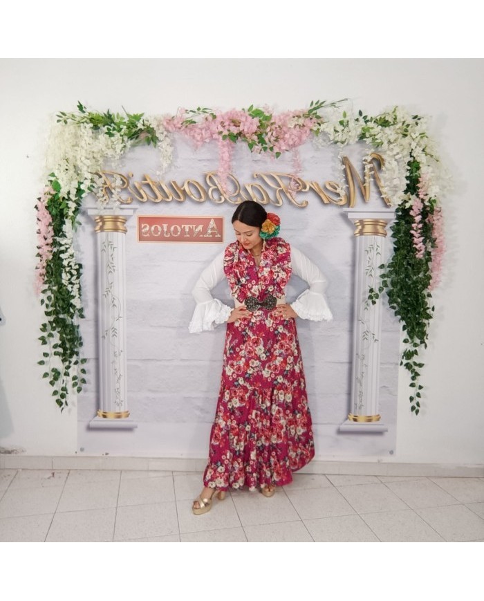 Conjunto Flamenco Romero Floral - Elegancia y Tradición