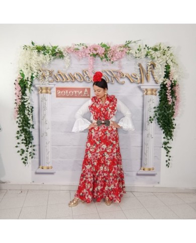 Conjunto Flamenco Romero Floral - Elegancia y Tradición