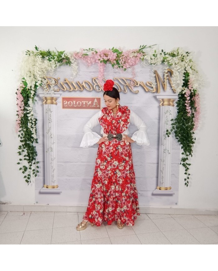 Conjunto Flamenco Romero Floral - Elegancia y Tradición