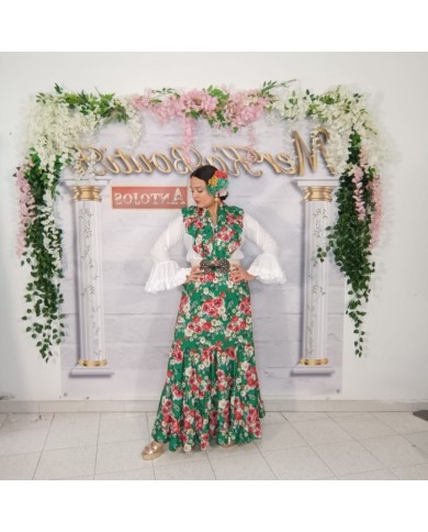 Conjunto Flamenco Romero Floral - Elegancia y Tradición