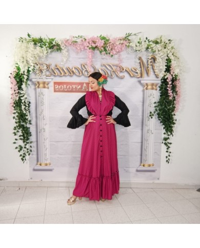 Conjunto Flamenco ROMERO – Diseño de Lunar Pequeño