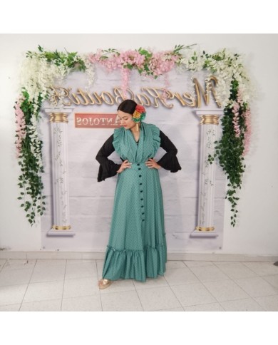 Conjunto Flamenco ROMERO – Diseño de Lunar Pequeño