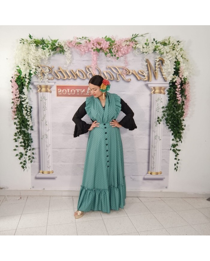 Conjunto Flamenco ROMERO – Diseño de Lunar Pequeño