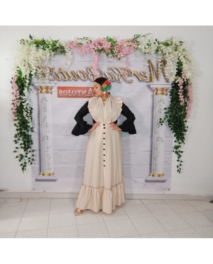 Conjunto Flamenco ROMERO – Diseño de Lunar Pequeño