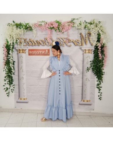 Conjunto Flamenco Romería Cuadro Vichy Pequeño | Elegancia y Tradición