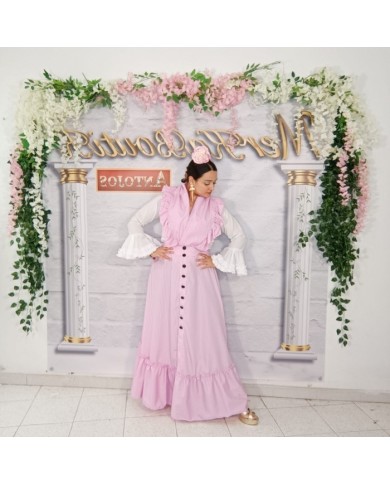 Conjunto Flamenco Romería Cuadro Vichy Pequeño | Elegancia y Tradición