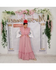 Conjunto Flamenco Romería Cuadro Vichy Pequeño | Elegancia y Tradición