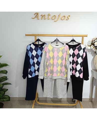 Compra Conjunto Rombo Pata Estrecha - Elegancia y Estilo Moderno