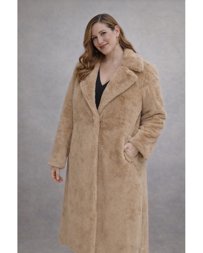 Chaquetón de Pelo Largo Curvy - Estilo y Confort para el Invierno