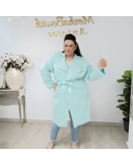 Gabardina Larga de Antelina - Elegancia y Confort en una Prenda Atemporal