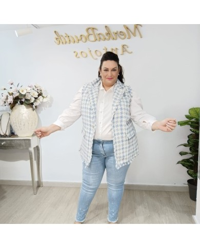 Chaleco Pata de Gallo Patricia | Elegancia Atemporal para Cualquier Ocasión