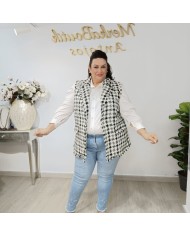 Chaleco Pata de Gallo Patricia | Elegancia Atemporal para Cualquier Ocasión