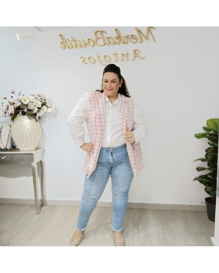 Chaleco Pata de Gallo Patricia | Elegancia Atemporal para Cualquier Ocasión