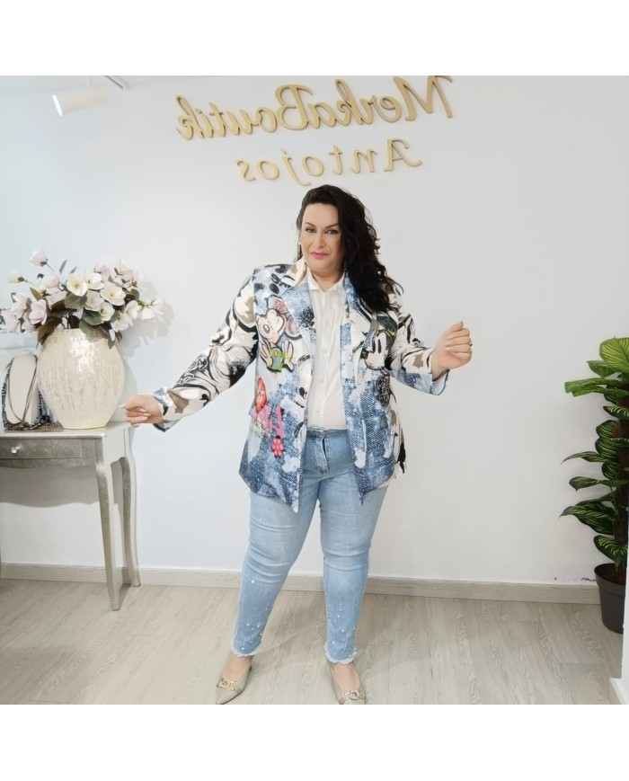 Chaqueta Americana Divertida Ratón | Estilo Único y Original