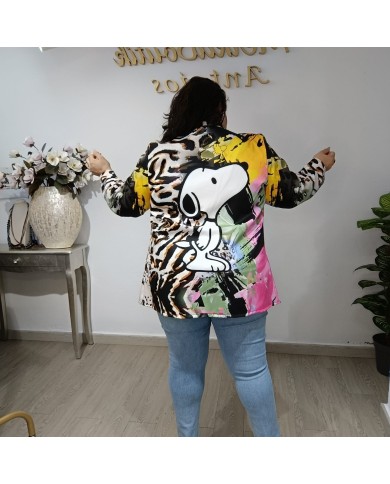 Chaqueta Americana Divertida Snoopy - Estilo y Diversión