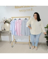 Camisa Rayas Pipi - Estilo Clásico y Elegancia