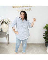 Camisa Rayas Pipi - Estilo Clásico y Elegancia