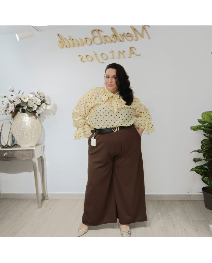 Pantalón Crepe Pata Ancha Esther - Estilo y Comodidad