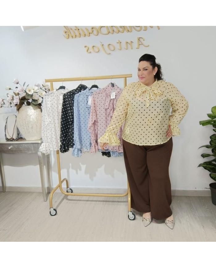 Blusa Gasa Lunar Giralda - Elegancia y Estilo Atemporal