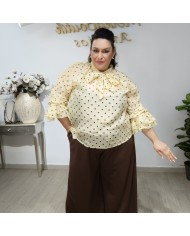 Blusa Gasa Lunar Giralda - Elegancia y Estilo Atemporal