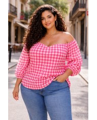 BLUSA GASA ROMBO  - Estilo y Comodidad para el Verano