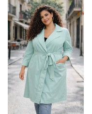 Gabardina Larga de Antelina - Elegancia y Confort en una Prenda Atemporal