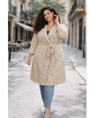 Gabardina Larga de Antelina - Elegancia y Confort en una Prenda Atemporal