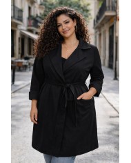 Gabardina Larga de Antelina - Elegancia y Confort en una Prenda Atemporal