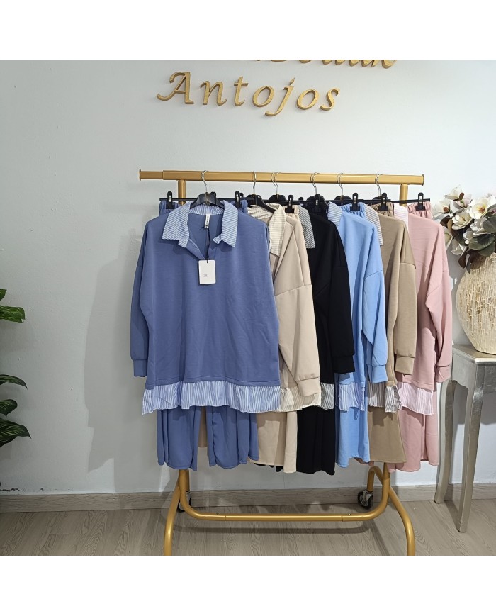 Conjunto DEPORTIVO PATA ANCHA Antonia - Estilo y Comodidad para Cualquier Ocasión