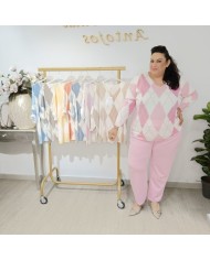 Jersey Angorina Rombos - Elegancia y Confort para el Invierno