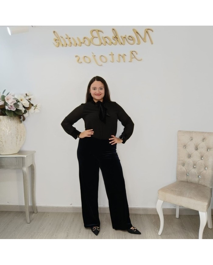 Pantalón de Terciopelo Elegante | Ropa de Fiesta y Casual | MerkaBoutik