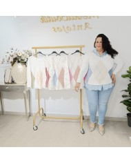 Jersey Angorina Pico Rombo | Elegancia y Confort